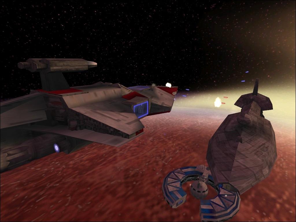 revenge of the sith battle over coruscant